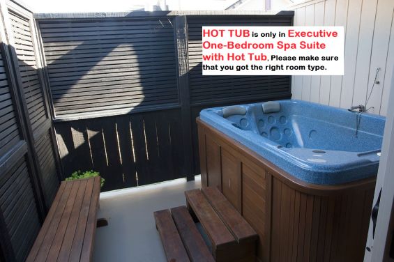 Executive 1-Bedroom Spa Suite - outdoor spa pool